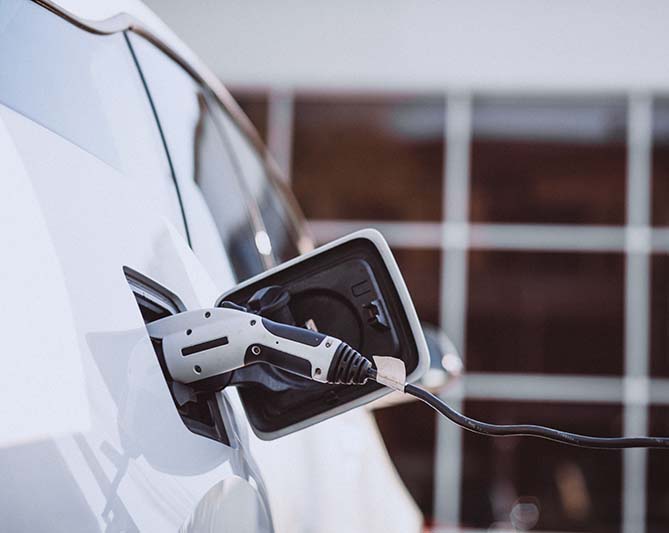 Electric car charging 
