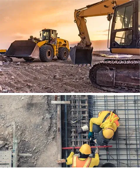 Fuels and lubricants for the construction trade