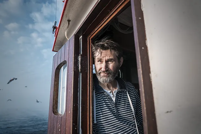 fisherman at sea
