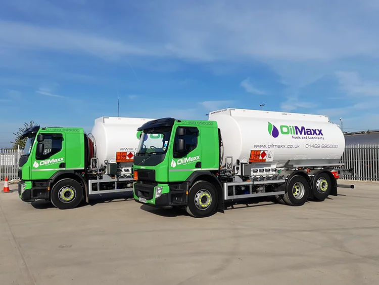 oilmaxx branded fuel tankers